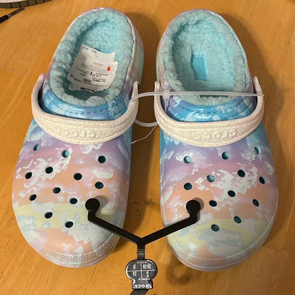 Crocs Pastel Kids Slippers shearling